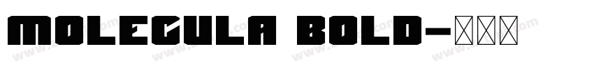 Molecula Bold字体转换